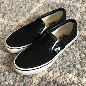 Black Slide On Vans